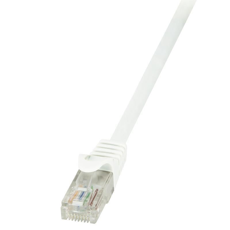 LogiLink EconLine U/UTP patch kábel CAT6 0.5m fehér (CP2021U) (CP2021U)