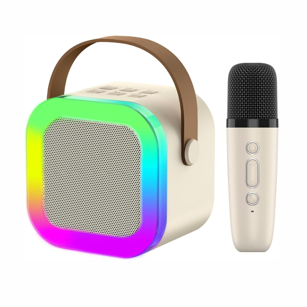 Extralink EX.35168 Kids Mini Bluetooth Karaoke Party Hangszóró Mikrofonnal 6W - Fehér