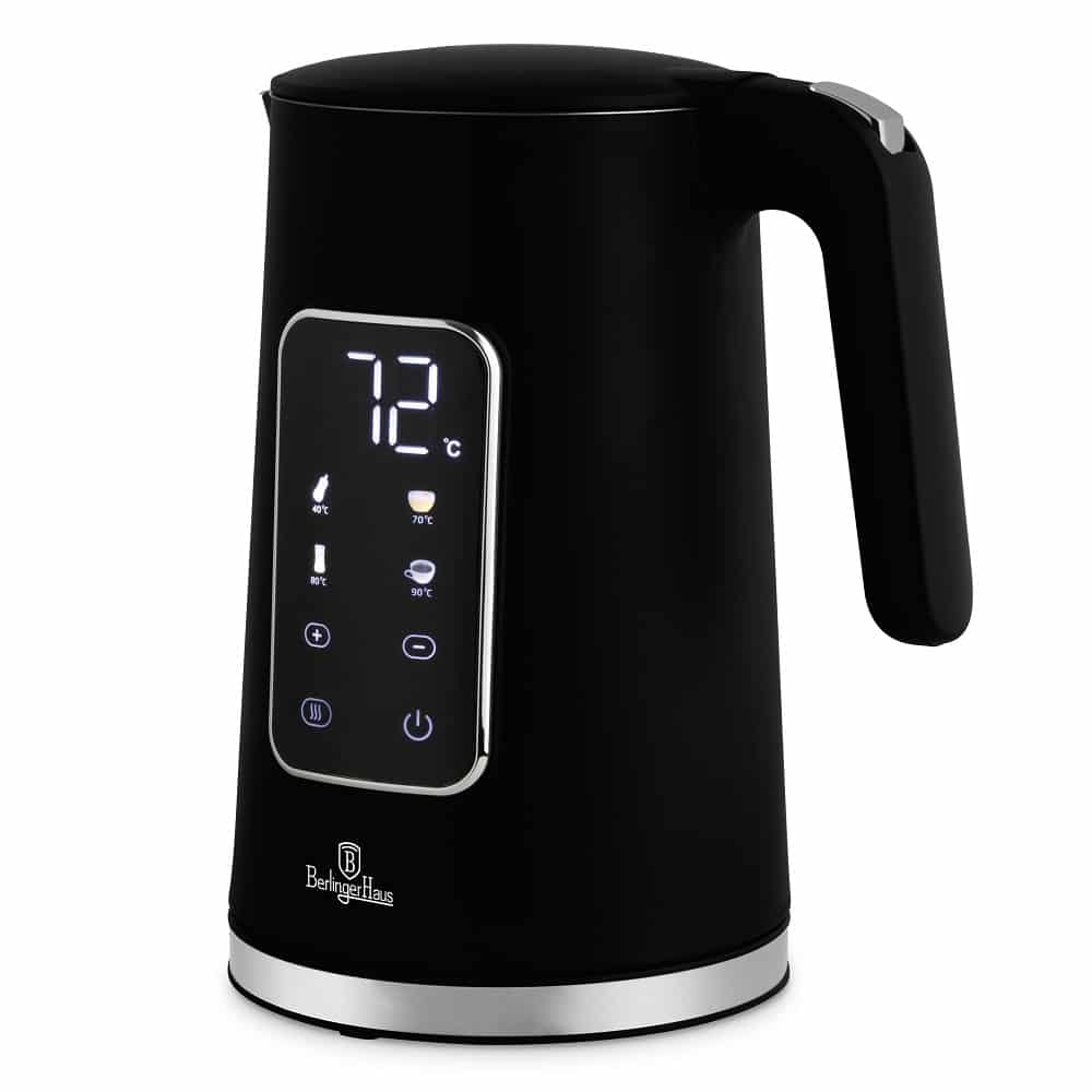 Berlinger Haus BH/9675 Vízforraló 1.7L 2200W Hőfokszabályozóval Fekete (BH/9675)
