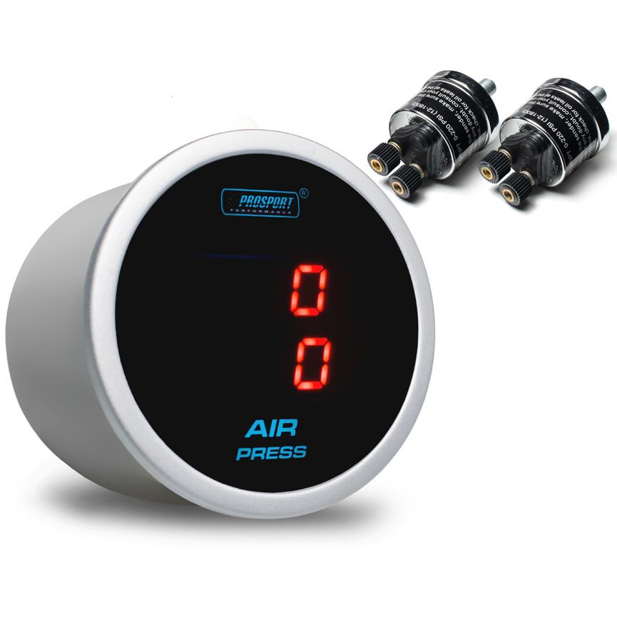 Prosport Performance Dual sorozat kiegészítő ébresztőóra, háttérvilágítás színe piros, szenzor típus (PSDAPLCD-RE-BAR)