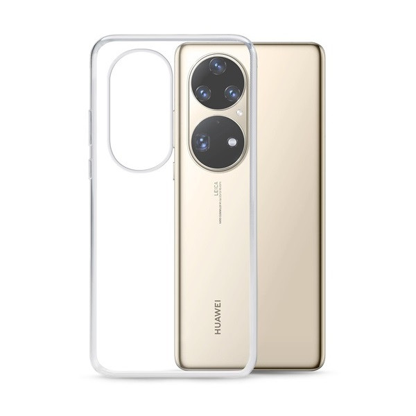 Huawei P50 / P50E, Szilikon tok, ultravékony, átlátszó (G111824)