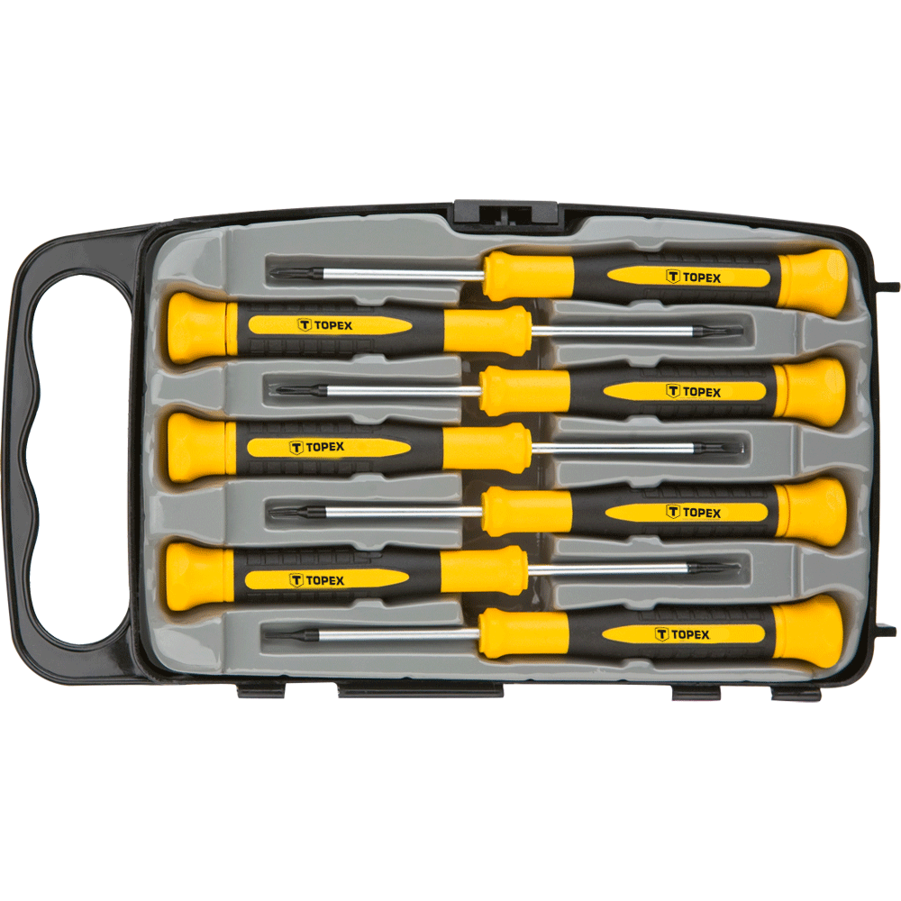 TOPEX 39D558 Műszerész, Precíziós Csavarhúzó Készlet 7db (39d558)