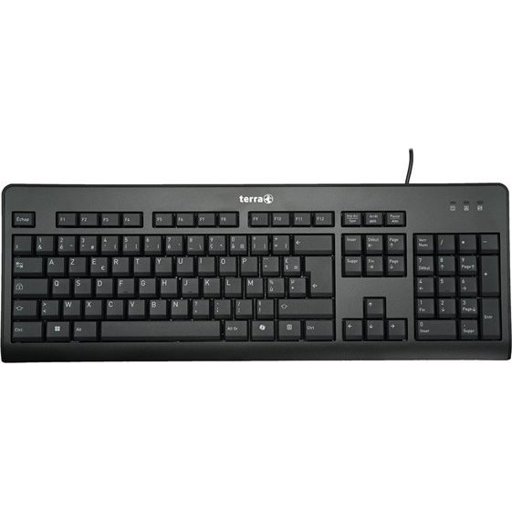 TERRA 1500 tastiera Mouse incluso Ufficio USB QWERTZ Francese Nero