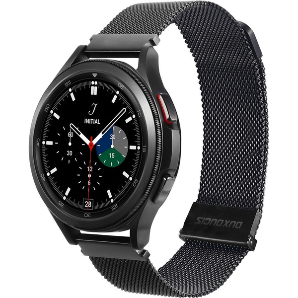  Dux Ducis Dux Ducis Magnetic Strap pasek do Samsung Galaxy Watch / Huawei Watch / Honor Watch (20mm band) magnetyczna opaska czarny (Milanese Version)