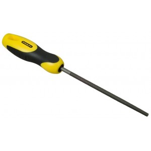 Stanley Rundfeile mit Heft, Hieb 2, 200 mm
