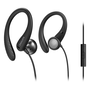 Philips TAA1105BK/00 cască audio & cască cu microfon Căști Prin cablu Cârlig-ureche, În ureche Sporturi Negru