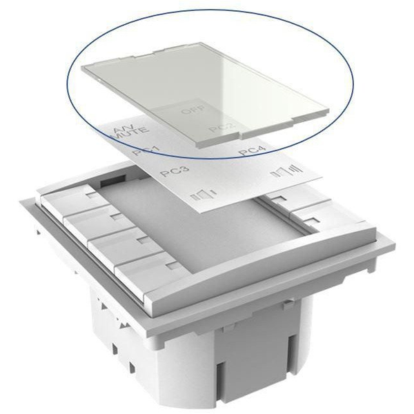 Vivolink VLCP8B-PLEXIGLASS interruttore Bianco
