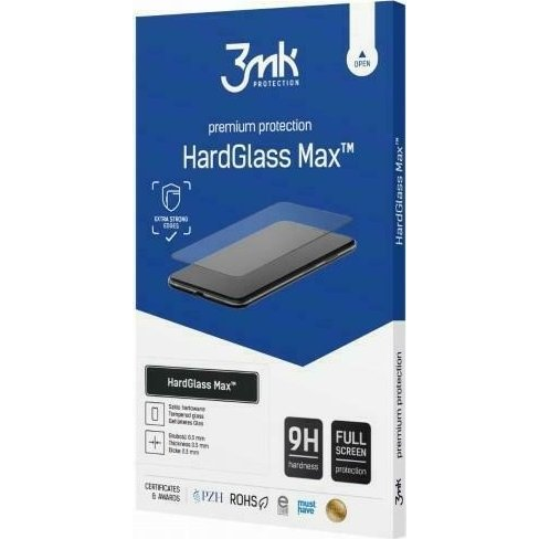 3mk HardGlass Max edzett üvegfólia 9H Fekete Samsung Galaxy A24 4G/A25 5G