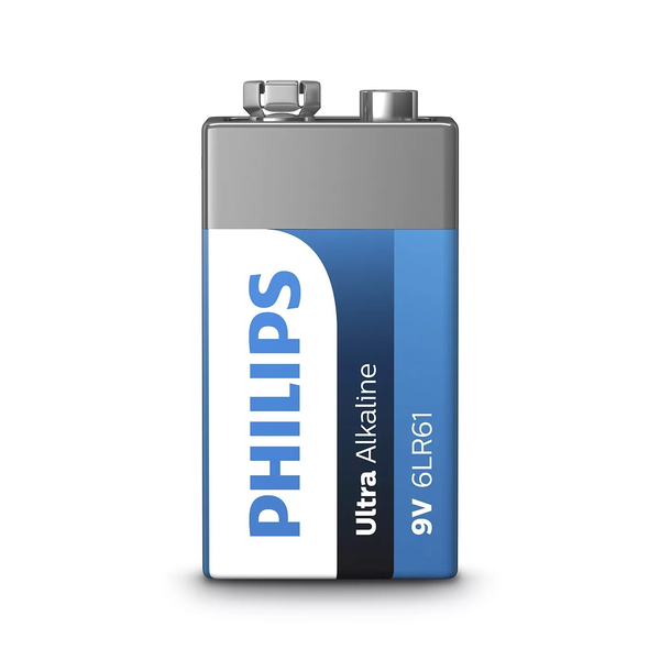 Philips Ultra Alkaline elem 9V/6LR61 (6LR61E1B/10)
