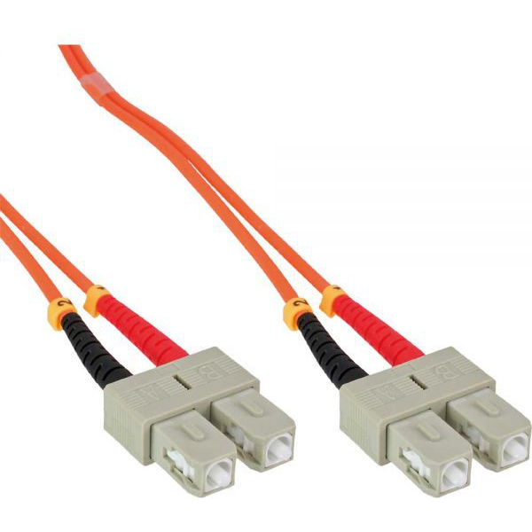 InLine 83575 InfiniBand og fiberoptisk kabel 7,5 m Orange