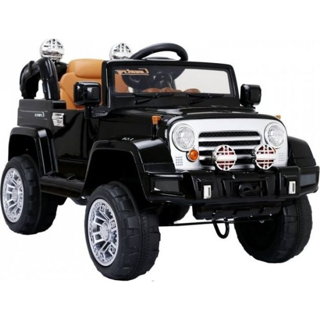 Jeep JJ245 4348 Elektromos Kisautó - 12 V, Fekete (4348)