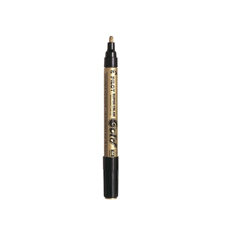 Pilot Super Color 2mm Alkoholos marker - Arany (SC-M-GD)