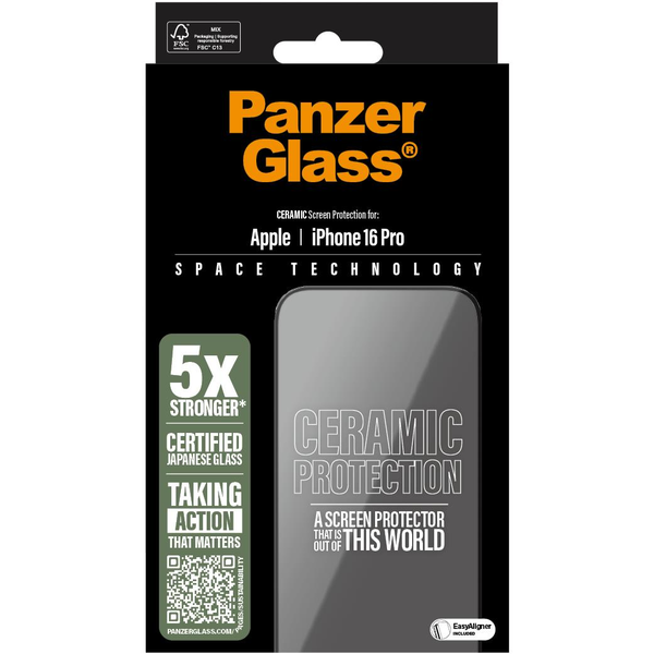 PanzerGlass PG Ceramic Scrn iPhone 16P 6.3Inch UWF