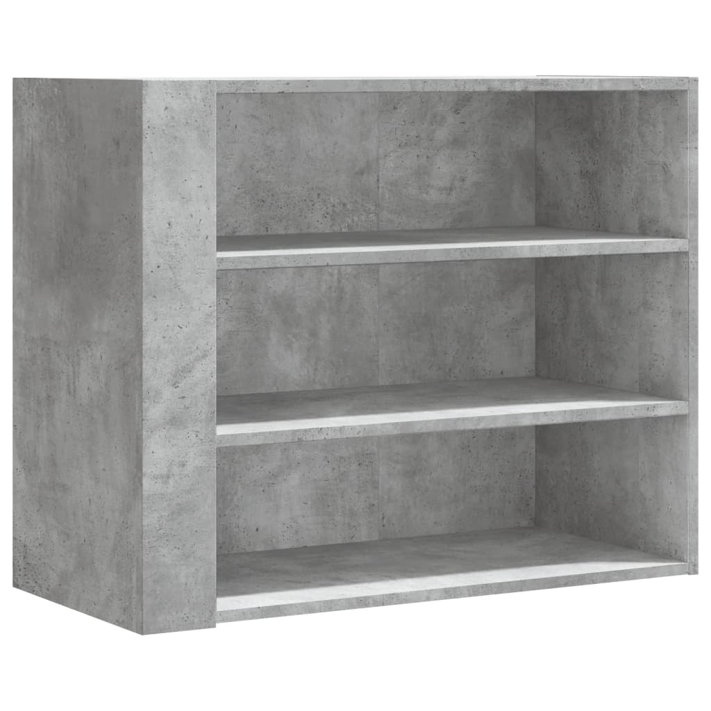 betonszürke szerelt fa faliszekrény 75 x 35 x 60 cm (848419)