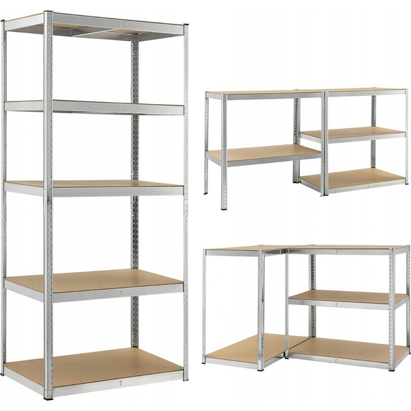 Funfit REGAŁ MAGAZYNOWY METALOWY 180x90x40CM MOCNY 1000KG