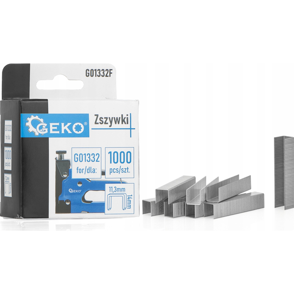  Geko Zszywki 1.2x11.3mm 14mm 1000szt. (200)