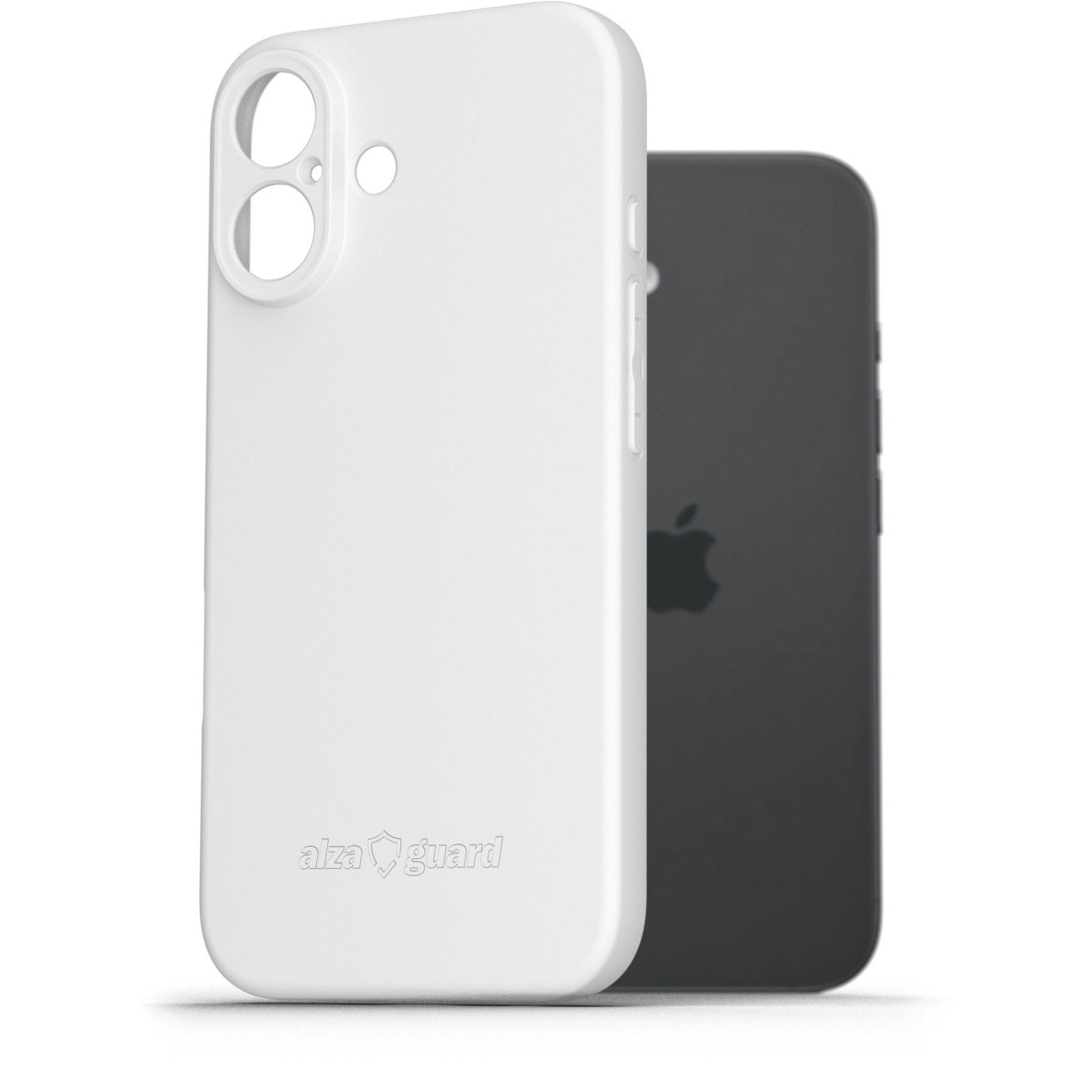 AlzaGuard Matte TPU Case iPhone 16 fehér tok (AGD-PCT411W)