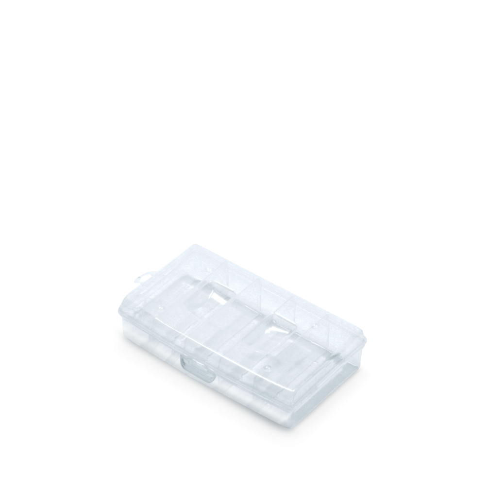 Prosperplast KNU20 Rendszerező Unibox - 19,8x11,7x4,5 cm, Átlátszó (KNU20)