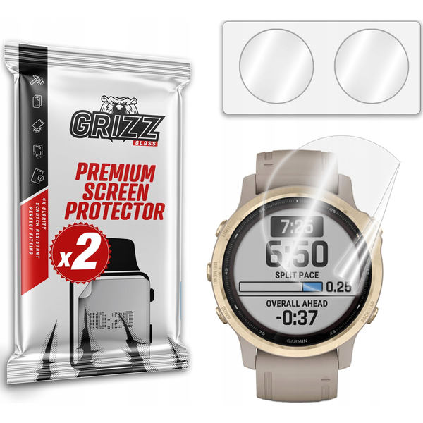  GrizzGlass Folia ceramiczna GrizzGlass CeramicFilm do Garmin Fenix 6S