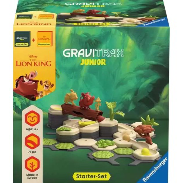 Ravensburger GraviTrax Junior Lion King Golyópálya kezdő készlet (73437)