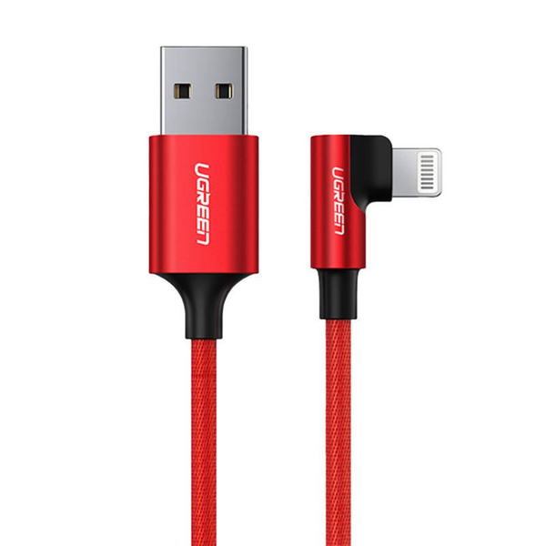 UGREEN US299 USB-A - Lightning kábel 2.4A 1m piros (60555)