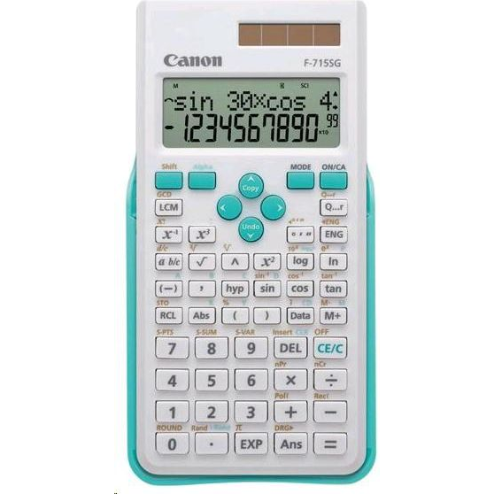 Canon F-715SG kalkulačka Desktop Vedecká kalkulačka Modrá, Biela