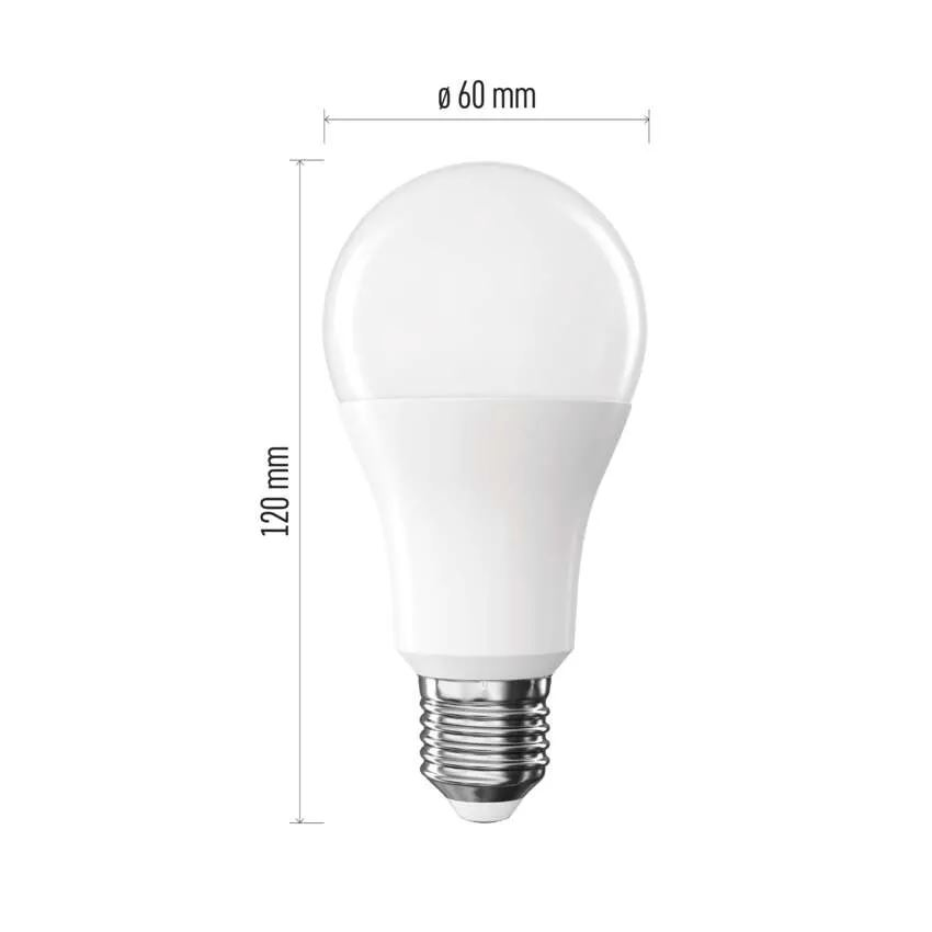 Emos Classic A60 / E27 / 13W (100W) / 1521 lm / meleg fehér LED izzó (ZQ5E61) (ZQ5E61)