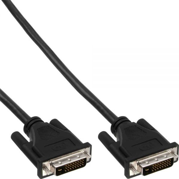 InLine 4043718108701 cavo DVI 5 m DVI-D Nero