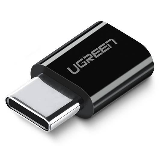 Adaptér Ugreen Micro-USB na USB-C černý