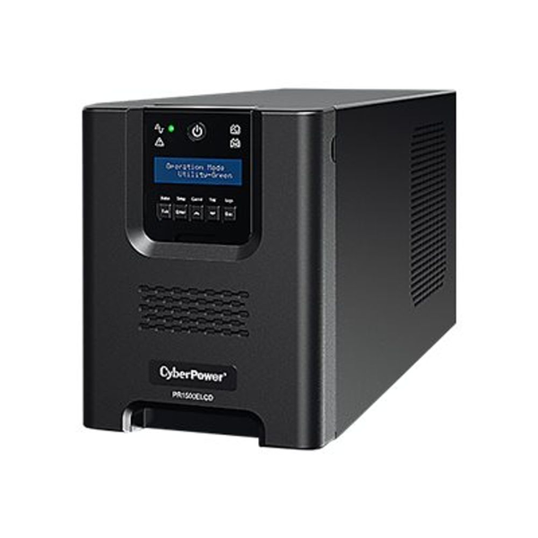 CyberPower PR1500ELCD UPS-enhed Interaktivt indgangsstik 1,5 kVA 1350 W 8 AC stikkontakt(er)