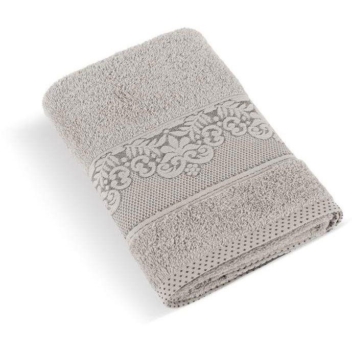 Bellatex s. r. o. Terry towel Orchid 500 g 76/043 grey 50 × 100 cm (7995)
