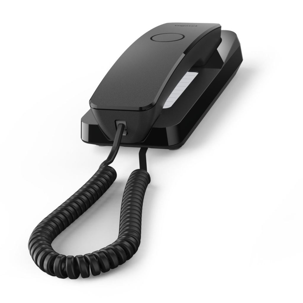 Gigaset DESK 200 telefon fekete (S30054-H6539-S201) (S30054-H6539-S201)