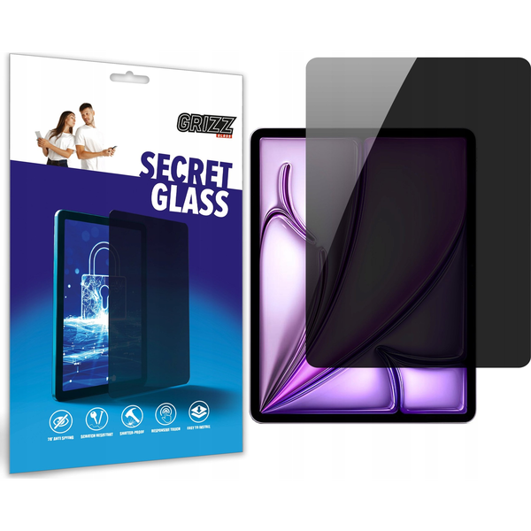  GrizzGlass Szkło prywatyzujące GrizzGlass SecretGlass do Apple iPad Air 13" 2024 (6. generacji)