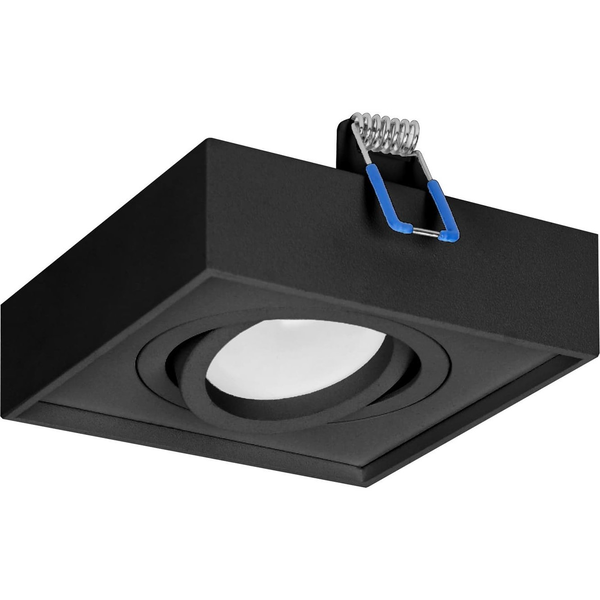 Orno Sormus S Dekoratív Keret Spotlámpához, Mr16/Gu10 max 50 W, Állítható, Négyzet Alakú, Fekete