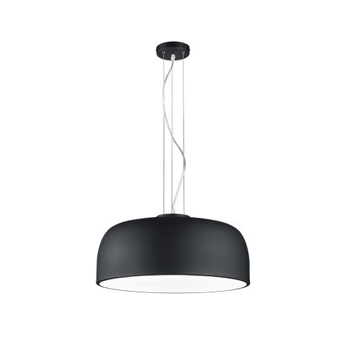 Trio 309800432 Baron 40W fekete függesztett lámpatest (t309800432)