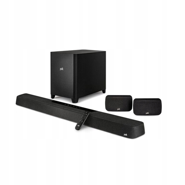 Soundbar POLK AUDIO Magnifi Max AX SR, 7.1.2, Wi-Fi, Bluetooth, Subwoofer Wireless, Dolby Atmos, Negru
