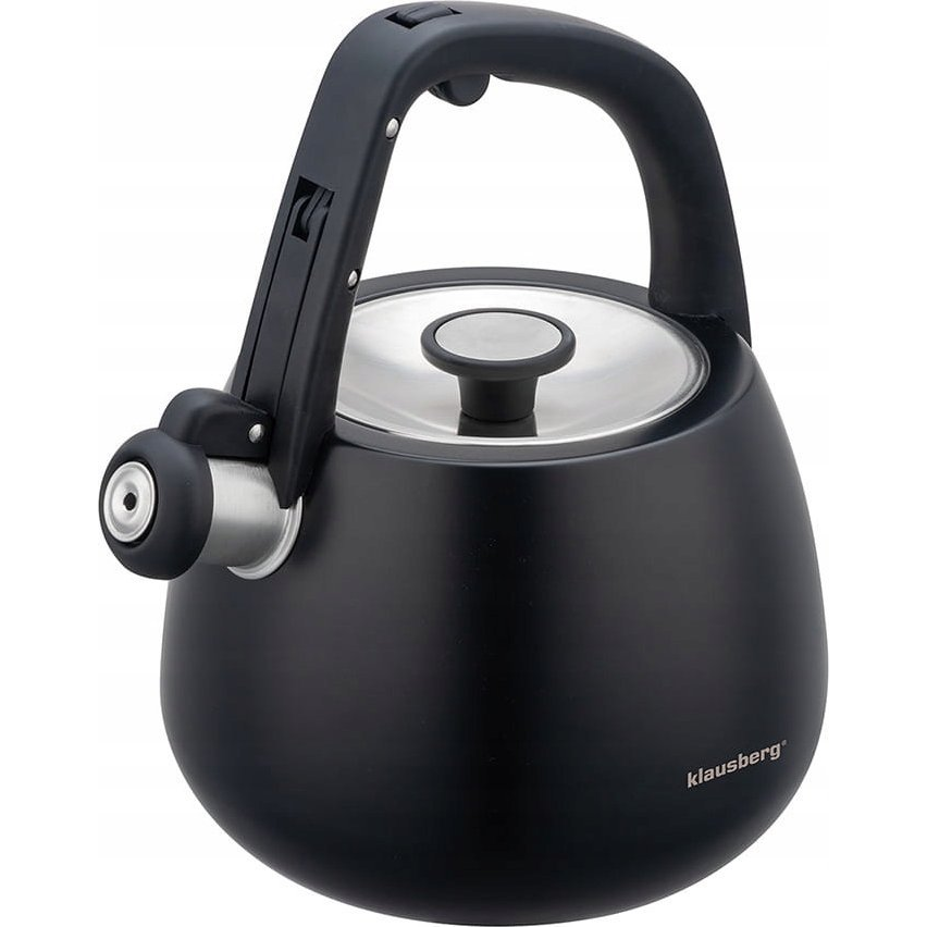 Klausberg KB-7774 rozsdamentes acél vízforraló sípolóval 2,5L (KB-7774)