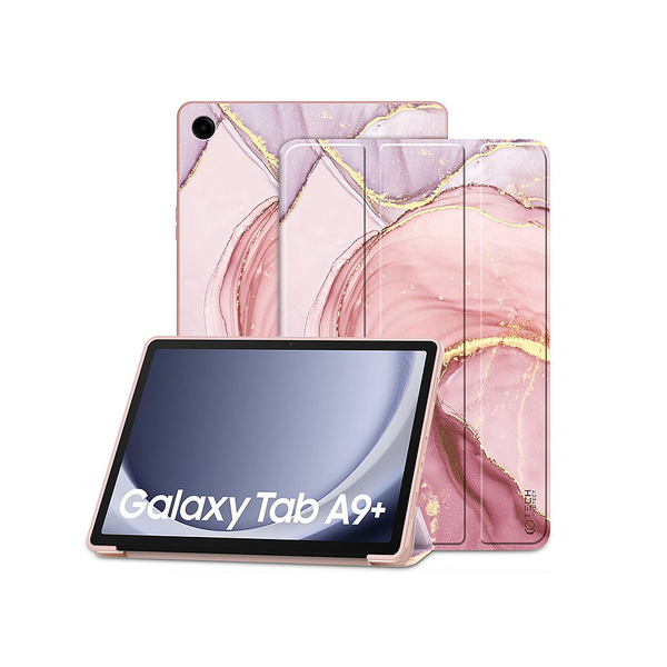 Pouzdro + tvrzené sklo pro Galaxy Tab A9+ Plus, SmartCase, pouzdro, cover