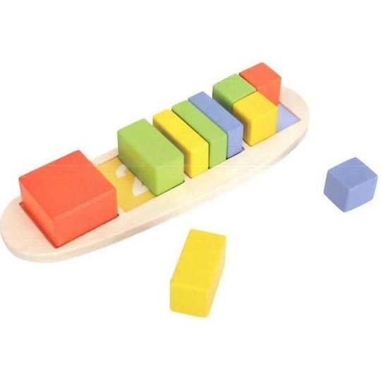 Rompecabezas De Madera Para Aprender Formas Y Primeros Números