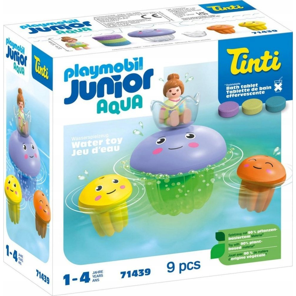 Playmobil 71439 Junior - Aqua & Tinti Vidám Medúzafamília Építőjáték (71439)