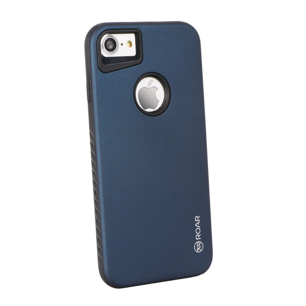 Huawei Y3 (2017), husa din silicon TPU, cadru din plastic, rezistenta la impact mediu, armura Roar Rico, albastru inchis (54742)