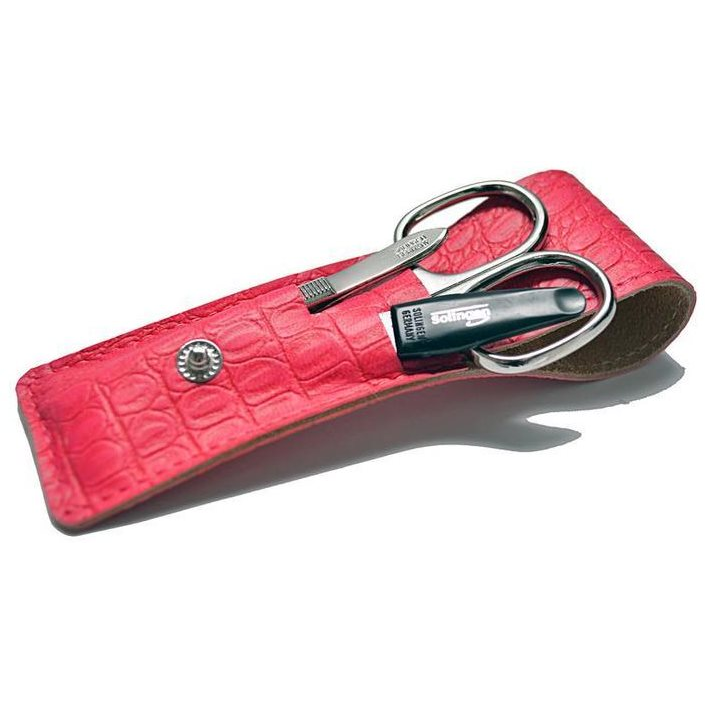 Premium Line Utazó manikűr szett PL 892 Rózsaszín Made in Solingen (8595162103048)