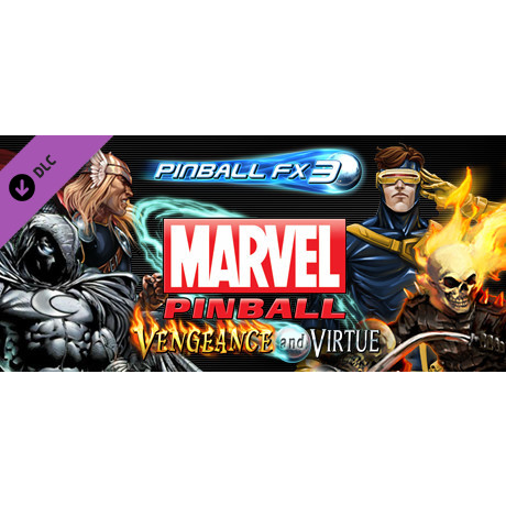 Pinball FX3 - Marvel Pinball Vengeance and Virtue Pack (PC - Steam elektronikus játék licensz)