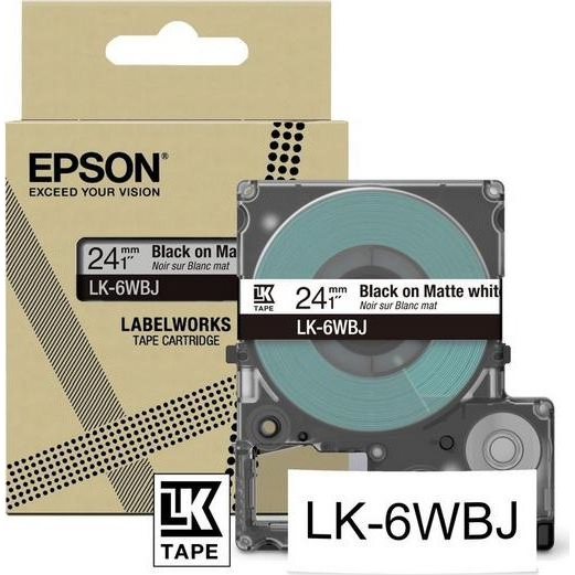 Epson LK-6WBJ Fekete, Fehér (C53S672064)