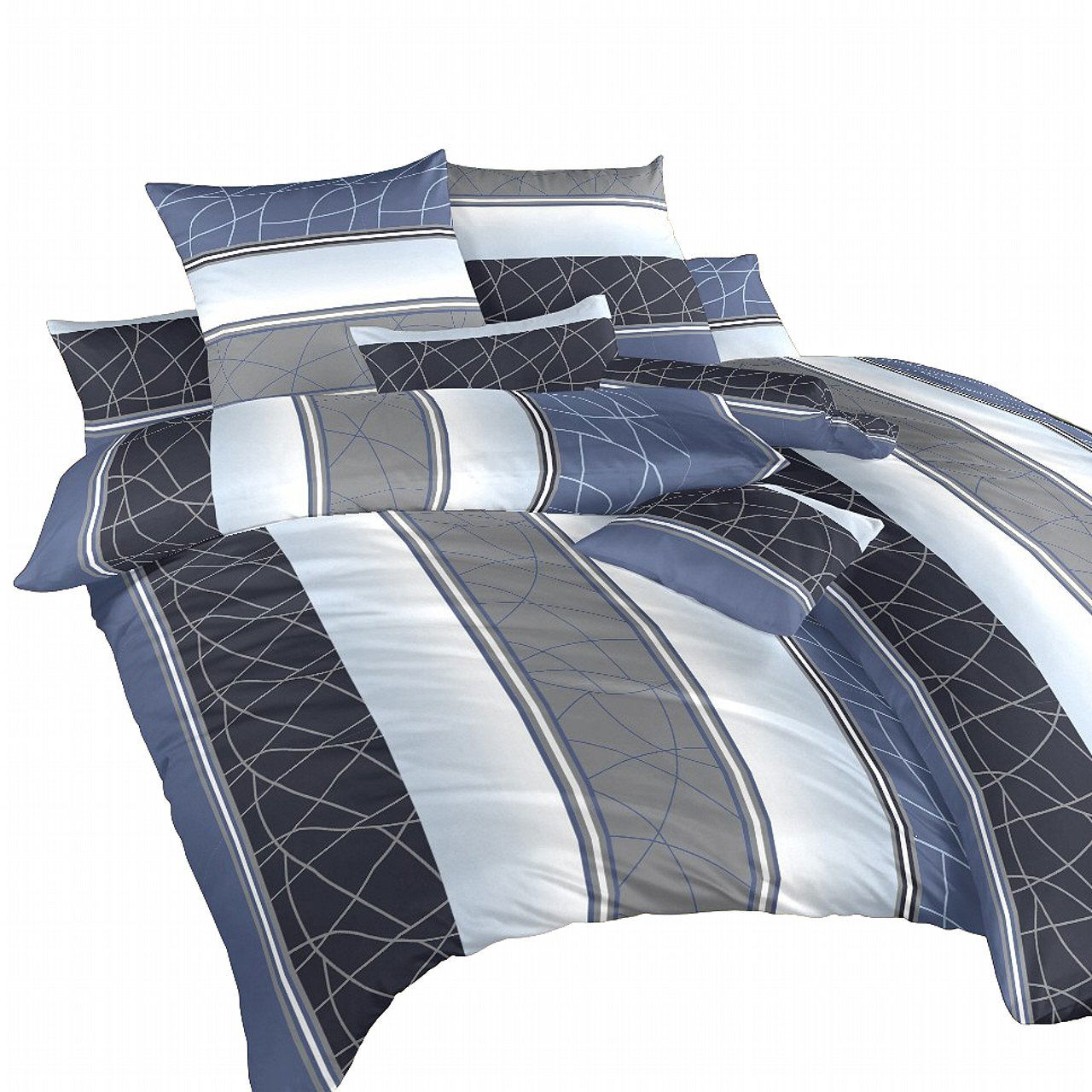 Dadka Bruno bavlna, 140 × 200, 70 × 90 cm, modré (8596132093499)