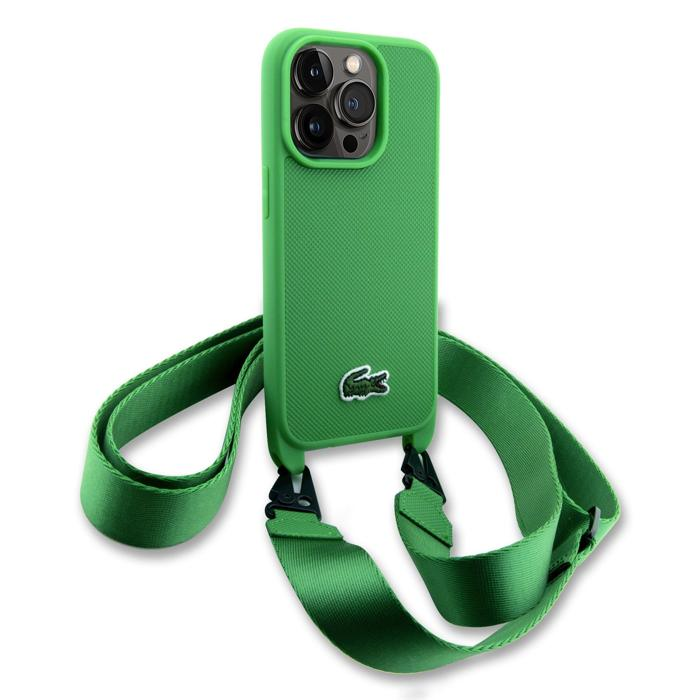 Lacoste Iconic Petit Pique iPhone 15 Pro Tok - Zöld (LCHCP15LSPVCN)