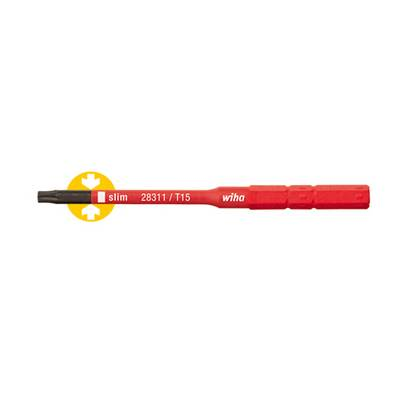 VDE TORX Cserélhető penge Wiha SoftFinish electric T 20 75 mm Alkalmas Wiha Torque (35509)