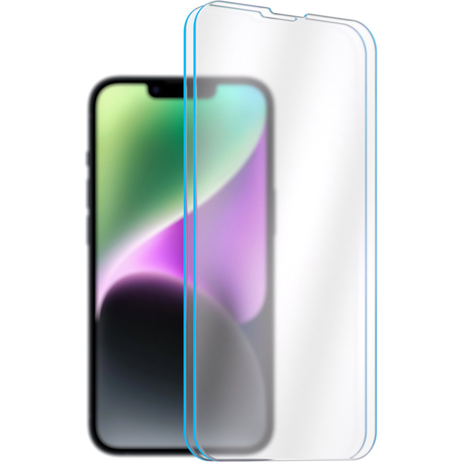 AlzaGuard Case Friendly Glass iPhone 13 / 13 Pro / 14 / 16e 2.5D üvegfólia - 2db (AGD-TGF0147P2)