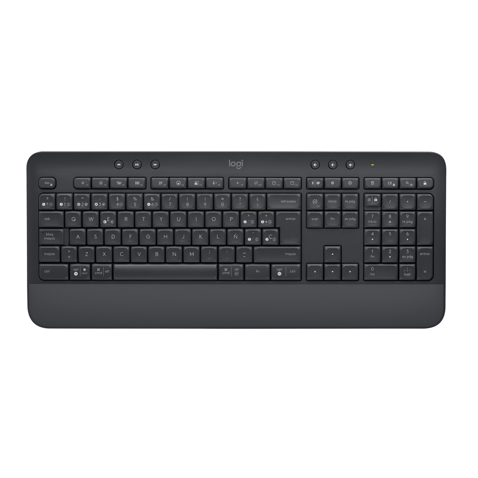 Logitech Signature K650 klávesnica Kancelária Bluetooth AZERTY Francúzsky Grafit (920-010914)