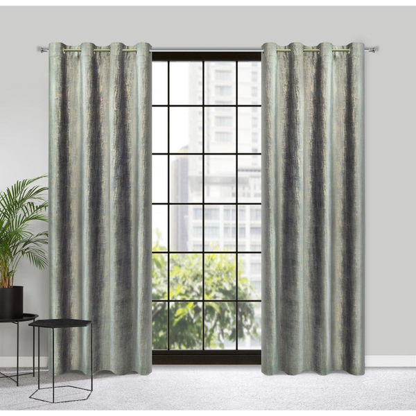  Eurofirany ZASŁONA GOTOWA MARSALA 140X250 CM SZARY